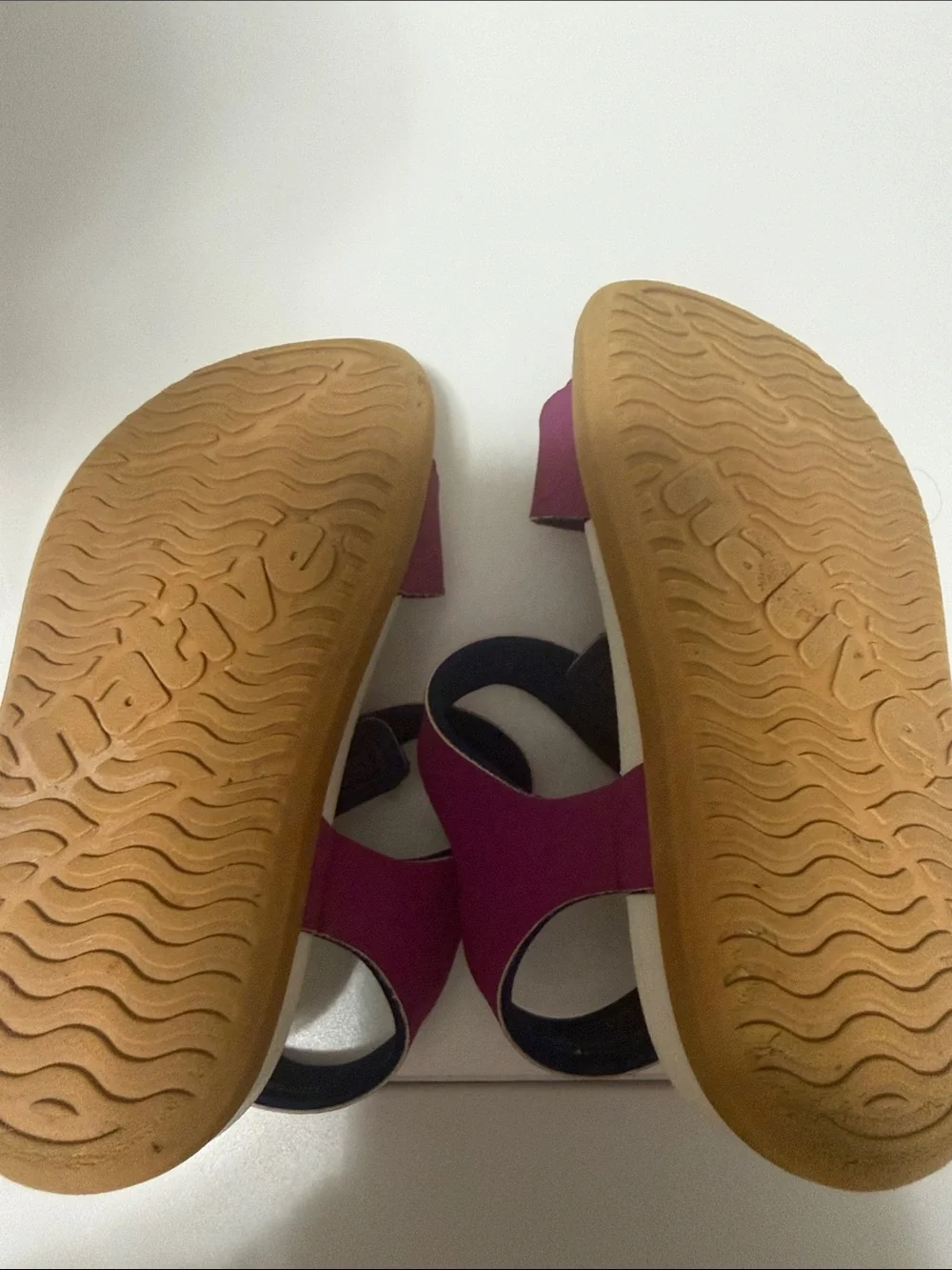 Native Kids Magenta and Navy Sandals